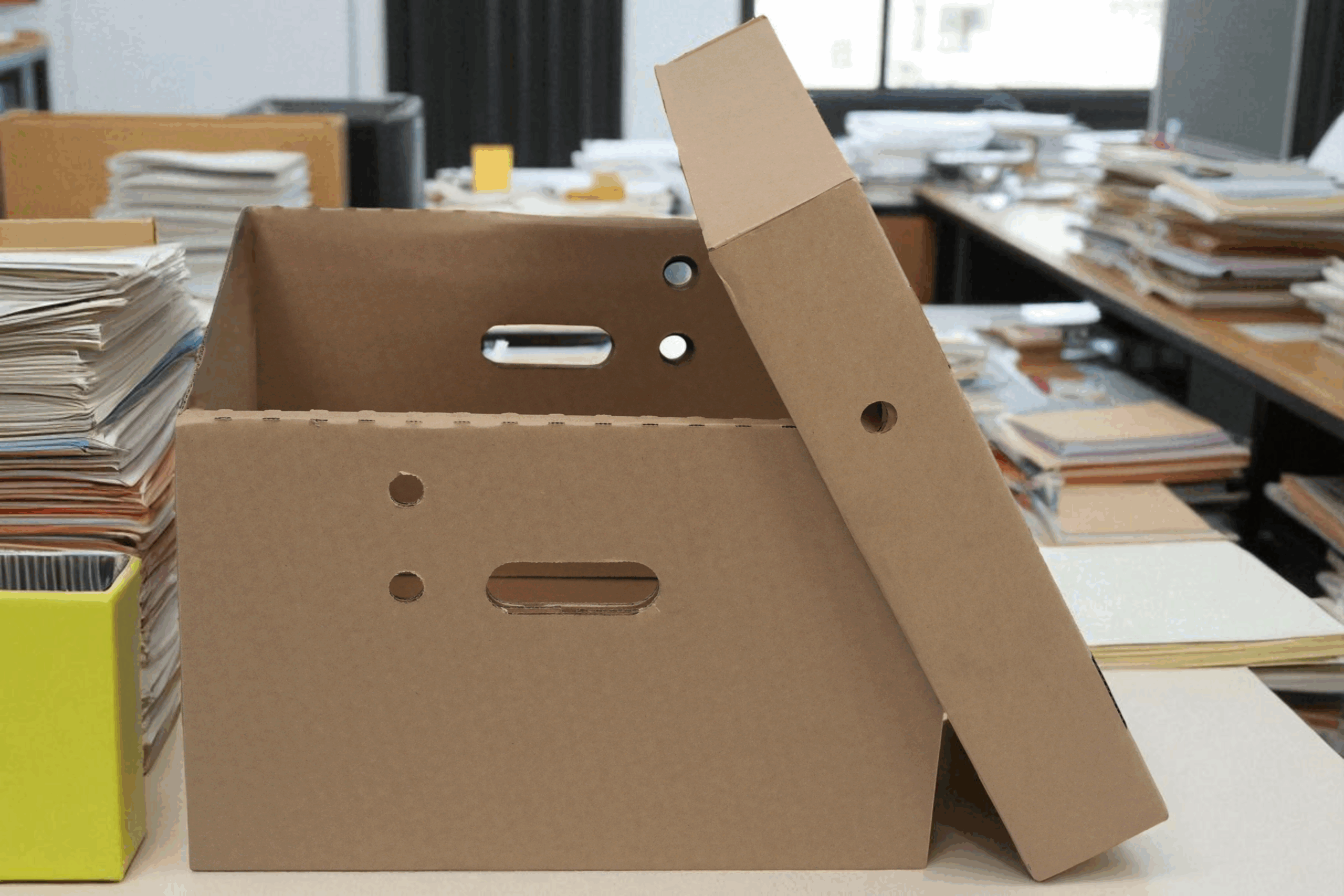 Caja Archivo Premium c/TAPA - Apilable (Alta Resistencia) - Imagen 3