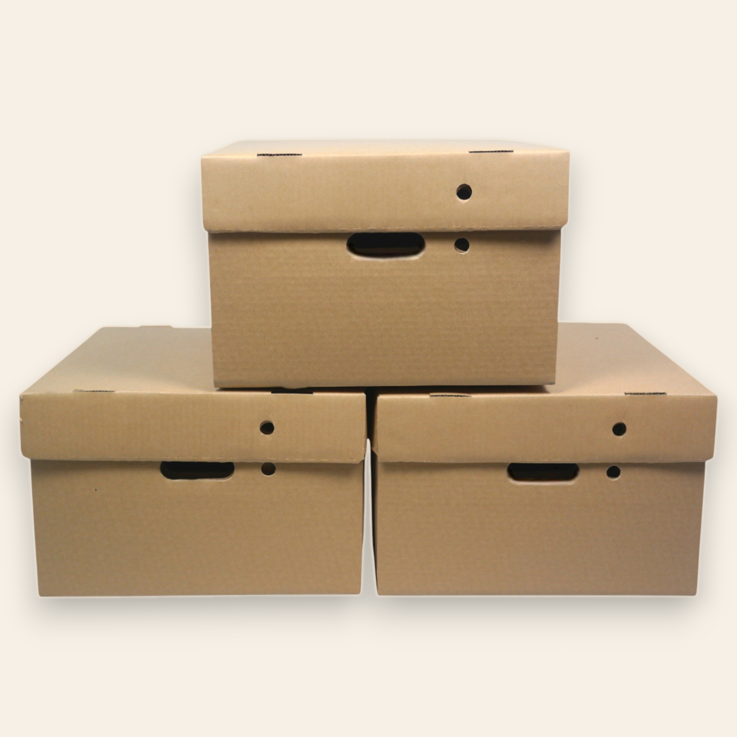 Caja Archivo Premium c/TAPA - Apilable (Alta Resistencia)