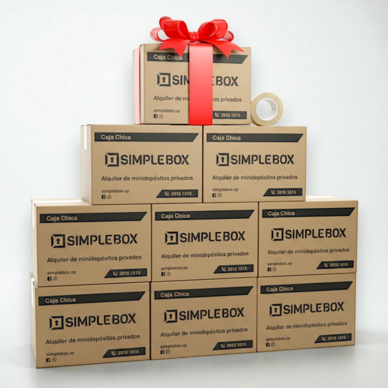 10 Cajas Chicas Premium ¡CINTA Gratis! (40x30x30cm)