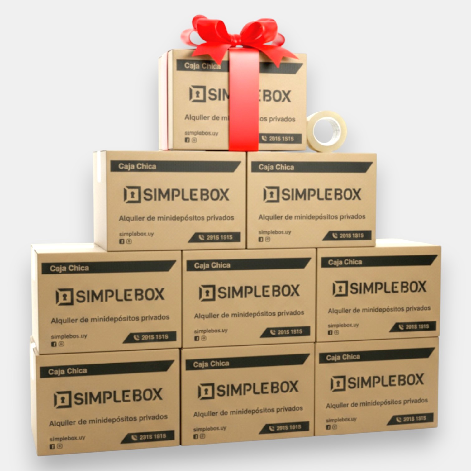 10 Cajas Chicas Premium ¡CINTA Gratis! (40x30x30cm) - Imagen 2